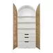 Voyage Glacier and Brown 2 Door Golden Hour Utility Cabinet