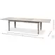 Vince Grey Extendable Dining Table