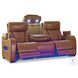 Boyington Caramel Power Reclining Sofa with Adjustable Headrest