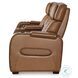 Boyington Caramel Power Reclining Console Loveseat with Adjustable Headrest