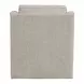 U Choose Beige Upholstered Swivel Accent Chair