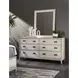 Waverly Rolling Fog 6 Drawer Dresser