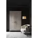 Waverly Beige and Soft Matte Black Rectangular Stone Top Drink Table
