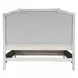 Waverly Beige and Rolling Fog King Upholstered Panel Bed