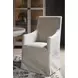 Waverly Beige Upholstered Slipcover Dining Chair