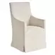 Waverly Beige Upholstered Slipcover Dining Chair