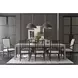 Waverly Beige and Black Upholstered Host Chair Set of 2