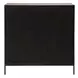 Waverly Rolling Fog and Black 2 Door Bar Cabinet