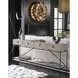 Waverly Rolling Fog and Black Rectangular Long Console Table