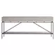 Waverly Rolling Fog and Black Rectangular Long Console Table