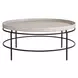 Waverly Rolling Fog Round Tray Top Cocktail Table