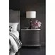 Waverly Rolling Fog and Ravenwood 3 Drawer Nightstand with USB Charging