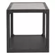 Waverly Ravenwood and Beige Rectangular Stone Top End Table