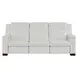 Mixon White Dual Power Reclining Living Room Set with USB Charging