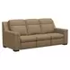Mixon Brown Leather 93" Dual Power Reclining Sofa with USB Charging