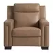 Flexwell Brown Leather Power Recliner with USB Charging