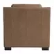 Flexwell Brown Leather Power Recliner with USB Charging