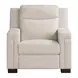 Flexwell Brown Performance Fabric Power Recliner with USB Charging