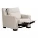 Flexwell Brown Performance Fabric Power Recliner with USB Charging