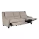 Flexwell Gray Performance Fabric 84" Dual Power Reclining Kelce Sofa with USB Charging