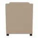 Serene Beige Leather Dual Power Recliner with USB Charging