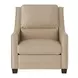 Serene Beige Leather Dual Power Recliner with USB Charging