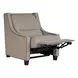 Flexwell Gray Performance Fabric Power Recliner with USB Charging