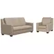 Tucker Brown Leather Power Reclining Living Room Set with USB Charging