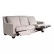 Flexwell Beige Performance Fabric 90" Dual Power Reclining Tucker Sofa with USB Charging