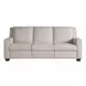 Flexwell Beige Performance Fabric 90" Dual Power Reclining Tucker Sofa with USB Charging