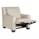 Flexwell White Leather Dual Power Reclining Tucker Living Room Set with USB Charging