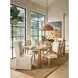 Retreat White Performance Fabric Upholstered Dining Chair Set of 2