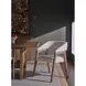 Evermont White Upholstered Barrel Back Dining Chair Set of 2