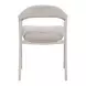 Modern Beige Upholstered Echo Dining Arm Chair