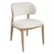 Modern White and Mist Stone Top Dining Room Set