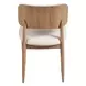 Modern White and Mist Stone Top Dining Room Set