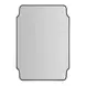 Griffith Park Gray Rectangular Wall Mirror