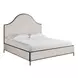 Griffith Park Beige and Gray Queen Upholstered Panel Bed
