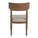 Griffith Park White and Bronze Round Travertine Top Dining Room Set
