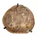 Parkside Brown and Gray Oval Stone Top Large Bunching Table