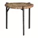 Parkside Brown and Gray Oval Stone Top Large Bunching Table