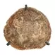 Parkside Brown and Gray Oval Stone Top Small Bunching Table