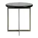 Grace Smoke and Antique Nickel Outdoor Glass Top Jordan Occasional Table Set