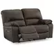 Leesworth Dark Brown Power Reclining Living Room Set