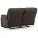 Leesworth Dark Brown Power Reclining Living Room Set