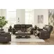 Leesworth Dark Brown Power Reclining Living Room Set
