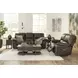 Leesworth Dark Brown Power Reclining Living Room Set
