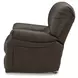 Leesworth Dark Brown Power Recliner