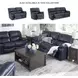Leesworth Ocean 65" Power Reclining Loveseat