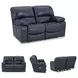 Leesworth Ocean 65" Power Reclining Loveseat